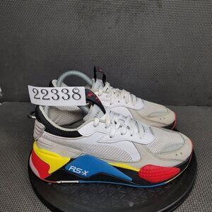 Puma RS-X Toys Shoes Youth Sz 5.5 White Blue Red Athletic Trainers Sneakers